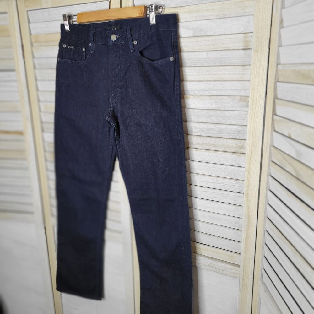 Polo Ralph Lauren Jeans Mens 30x30 Dark Blue RL Straight Leg Stretch 30